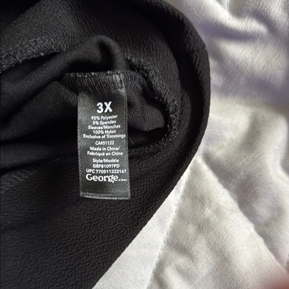 George Black and Pink Oversized 3/4 Sleeve Sweatshirt - Picture 2 of 6